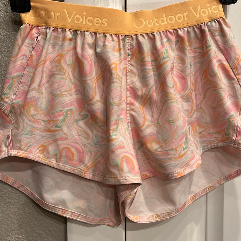 Women’s athletic shorts; Outdoor Voices- XS